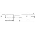 M HSS HANDTAPPEN STEL 2ST. NR 2+3 M 8 X 1,25