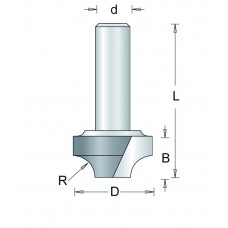 100-8 HM AFRONDFREES , D= 9,5, R= 3,2