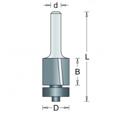 104-6 HM KANTENFREES SCHUINE SNIJHOEK (SCHEREND) , D= 16