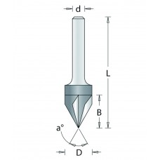 180-8 HM GRAVEERFREES , D= 14, A= 60