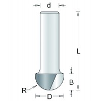 60-8 HM HOLPROFIELFREES , D= 3,2, R= 1,6