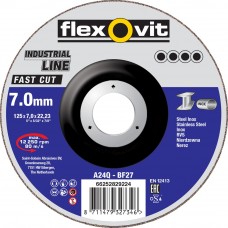AFBRAAMSCHIJF FAST CUT INOX A24Q 125X7X22,23 T27
