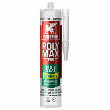 GRIFFON POLYMAX FIX&SEAL EXPRESS CRYSTAL CLEAR 300GR GRIFFON POLYMAX FIX&SEAL EXPRESS CRYSTAL CLEAR 300GR