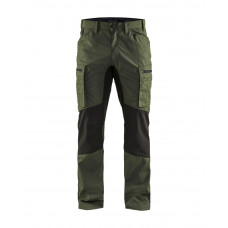 SERVICE WERKBROEK MET STRETCH ARMY GROEN/ZWART C54 145918454699C54