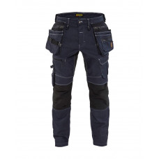 WERKBROEK DENIM STRETCH X1900 MARINEBLAUW/ZWART C48 199011418999C48