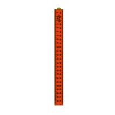 DUIMSTOK KUNSTOF ORANJE 1M