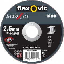 DOORSLIJPSCHIJF VLAK SPEEDOFLEX STAAL T41 - A24/30R- ø100 X 2,5 X 16