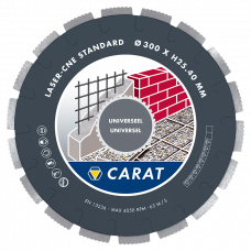 CARAT LASER UNIVERSEEL ECONOMY Ø300X25.40MM, TYPE CEE