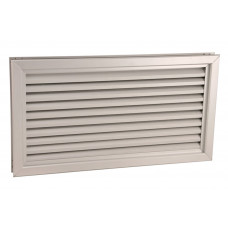 ALUMINIUM DEURVENTILATIEROOSTER 445X245MM