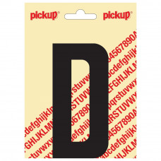 PICKUP NOBEL PLAKLETTER - D - ZWART - 120MM