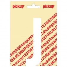 PICKUP NOBEL PLAKLETTER - J - WIT - 120MM