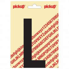 PICKUP NOBEL PLAKLETTER - L - ZWART - 120MM