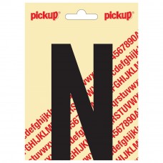 PICKUP NOBEL PLAKLETTER - N - ZWART - 120MM