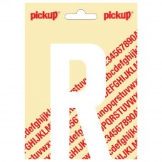 PICKUP NOBEL PLAKLETTER - R - WIT - 120MM