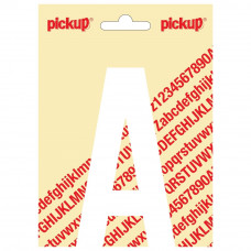 PICKUP NOBEL PLAKLETTER - A - WIT - 90MM