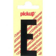 PICKUP NOBEL PLAKLETTER - E - ZWART - 60MM