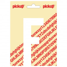 PICKUP NOBEL PLAKLETTER - F - WIT - 90MM