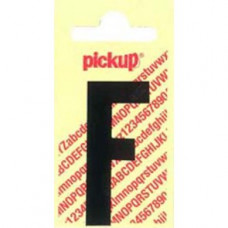 PICKUP NOBEL PLAKLETTER - F - ZWART - 60MM