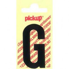 PICKUP NOBEL PLAKLETTER - G - ZWART - 60MM