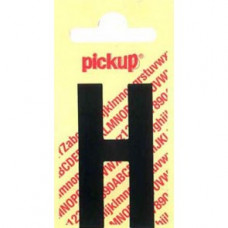 PICKUP NOBEL PLAKLETTER - H - ZWART - 60MM