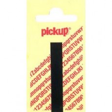 PICKUP NOBEL PLAKLETTER - I - ZWART - 60MM