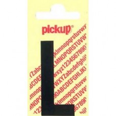 PICKUP NOBEL PLAKLETTER - L - ZWART - 60MM