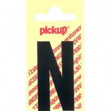 PICKUP NOBEL PLAKLETTER - N - ZWART - 60MM