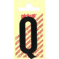 PICKUP NOBEL PLAKLETTER - Q - ZWART - 60MM