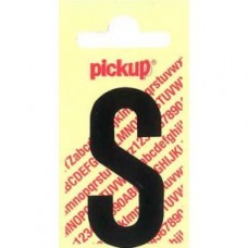 PICKUP NOBEL PLAKLETTER - S - ZWART - 60MM