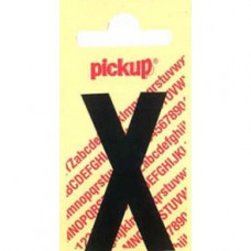 PICKUP NOBEL PLAKLETTER - X - ZWART - 60MM