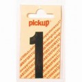 PICKUP NOBEL PLAKCIJFER - 1 - ZWART - 60MM