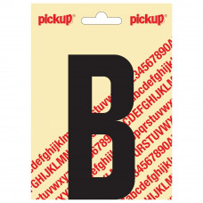 PICKUP NOBEL PLAKLETTER - B - ZWART - 90MM