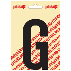 PICKUP NOBEL PLAKLETTER - G - ZWART - 90MM