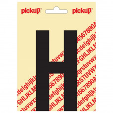 PICKUP NOBEL PLAKLETTER - H - ZWART - 90MM