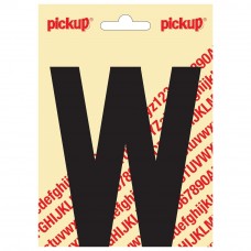 PICKUP NOBEL PLAKLETTER - W - ZWART - 90MM