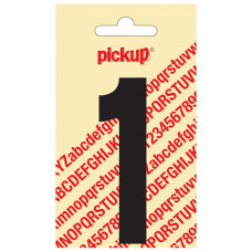 PICKUP NOBEL PLAKCIJFER - 1 - ZWART - 90MM