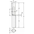 HPL WR SM 120 / AANLASPAUMELLE MET SMEERNIP EN RING 120X16 B