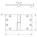 H169150892125 / KOGELSTIFT PAUM. 89X150 SKG ***® STAAL VERZ.