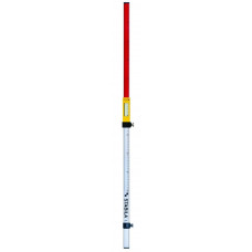 FLEXILAT - MAATLAT - ROOD GRIJS - 2-DELIG UITSCHUIFBAAR