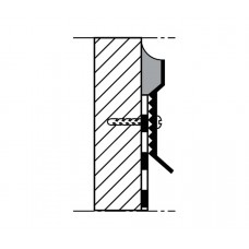 KNELPROFIEL ALUMINIUM BRUTE 60MM 250CM