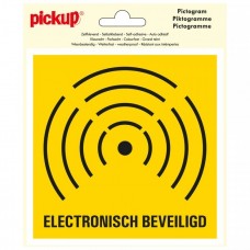 PICKUP ELECTRONISCH BEVEILIGD PICTOGRAM STICKER - 150 X 150 MM