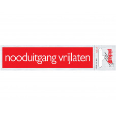 PICKUP NOODUITGANG VRIJLATEN DEURBORDJE - 165 X 44 MM