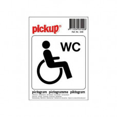 PICKUP PICTOGRAM GEHANDICAPTEN TOILET 10X10CM