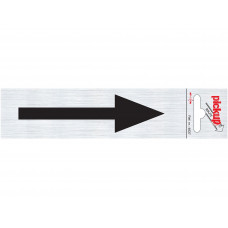 PICKUP PIJL ZWART DEURBORDJE - 165 X 44 MM