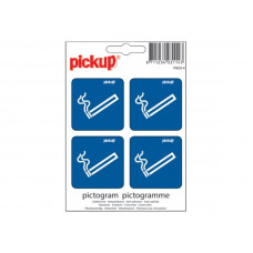 PICKUP ROKEN TOEGESTAAN MINI PICTOGRAM STICKER - 10X10CM