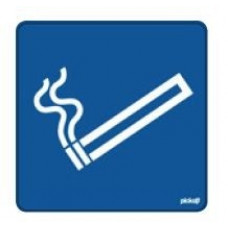 PICKUP ROKEN TOEGESTAAN PICTOGRAM STICKER - 100 X 100 MM