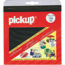 PICKUP PLAKLETTERS 5MM ZWART LARGO - ASSORTI