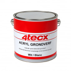 GRONDVERF ACRYL WIT 2,5 LTR 4TECX GRONDVERF ACRYL WIT 2,5 LTR 4TECX
