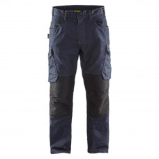 SERVICE WERKBROEK DENIM MARINEBLAUW/ZWART C152