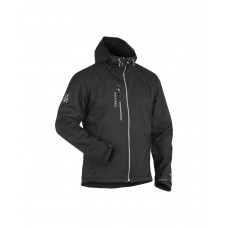 SOFTSHELL JACK ZWART/ZILVER L